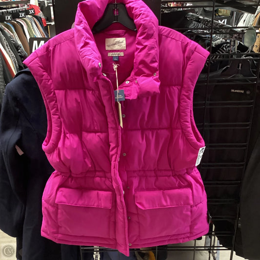 Vest Puffer & Quilted By Universal Thread In Purple, Size: L