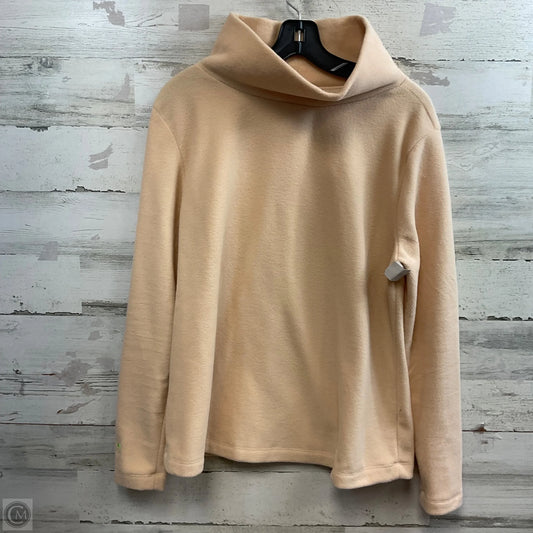 Top Long Sleeve By DUDLEY STEPHENS In Beige, Size: Xxl