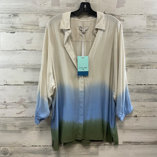 Top 3/4 Sleeve By Target-designer In Cream & Green, Size: L