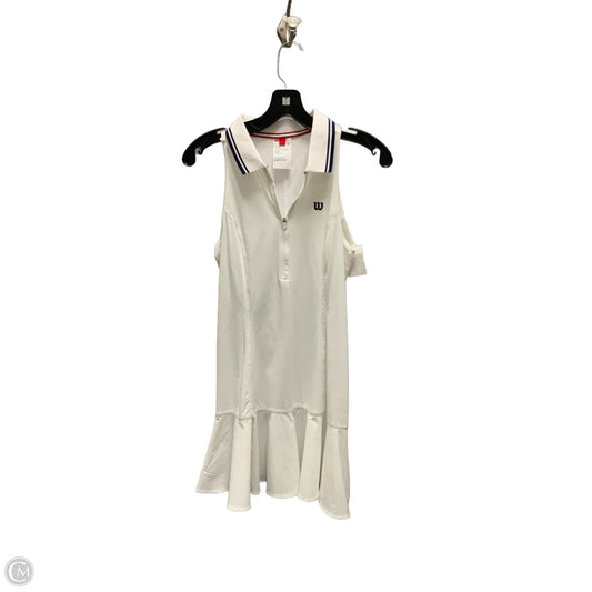 Athletic Dress By Wilson In White, Size: Xs