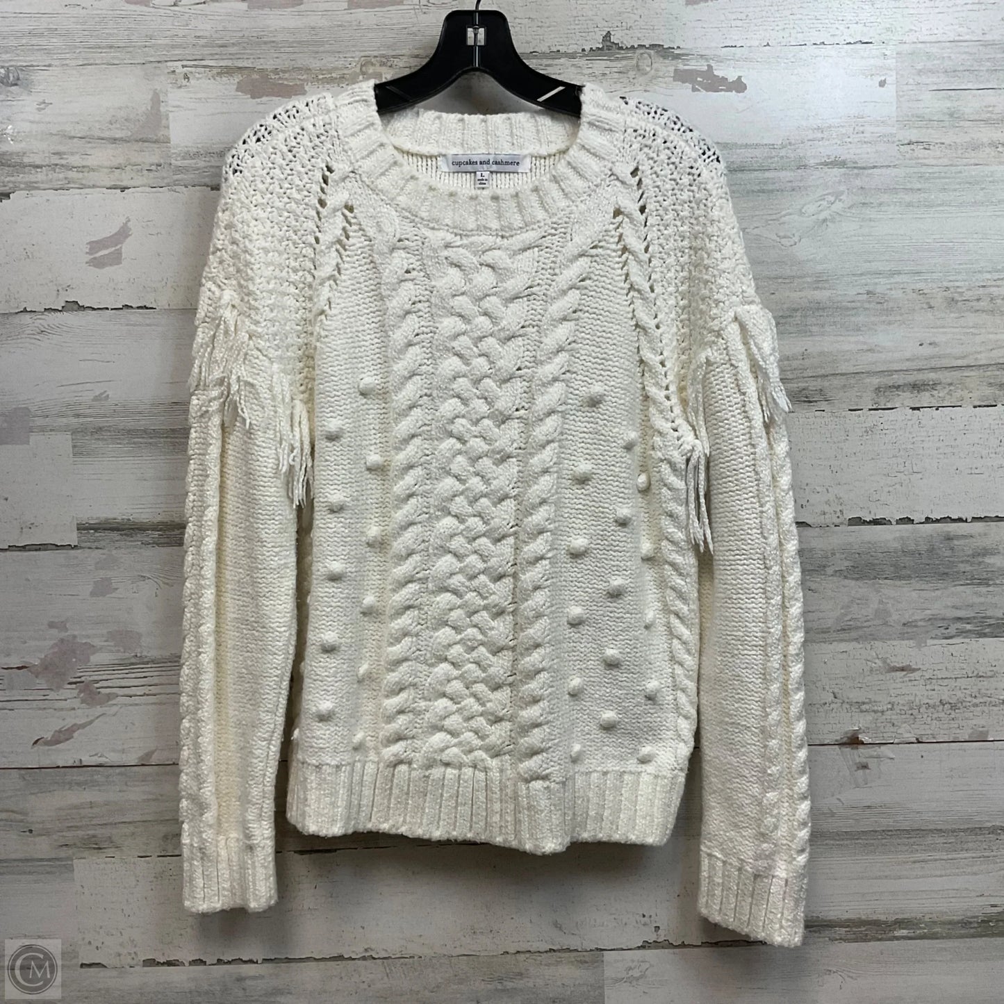 Sweater By Cupcakes And Cashmere In White, Size: L