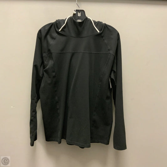 Athletic Top Long Sleeve Hoodie By Fila In Black, Size: Xl