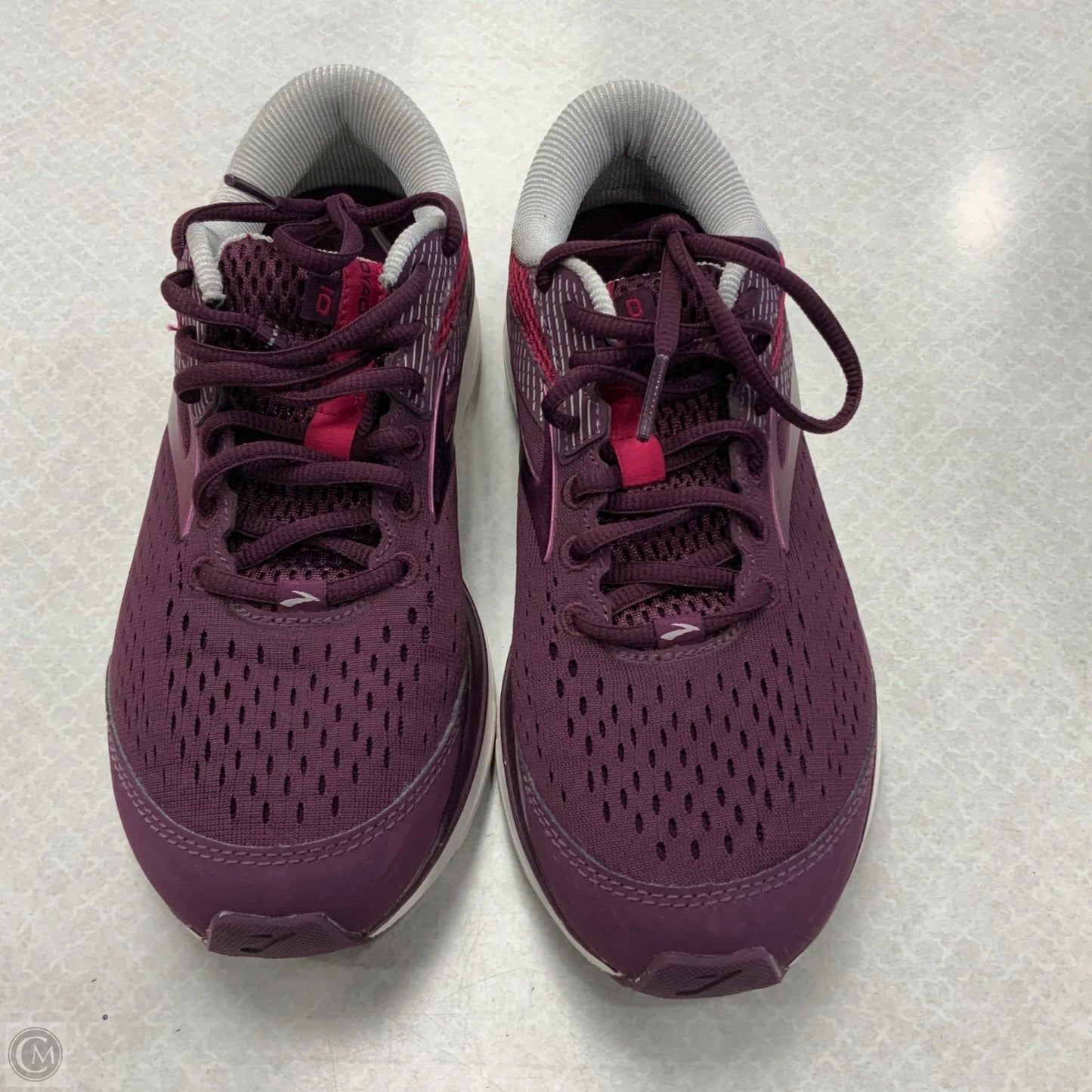 Shoes Athletic By Brooks In Purple, Size: 7.5
