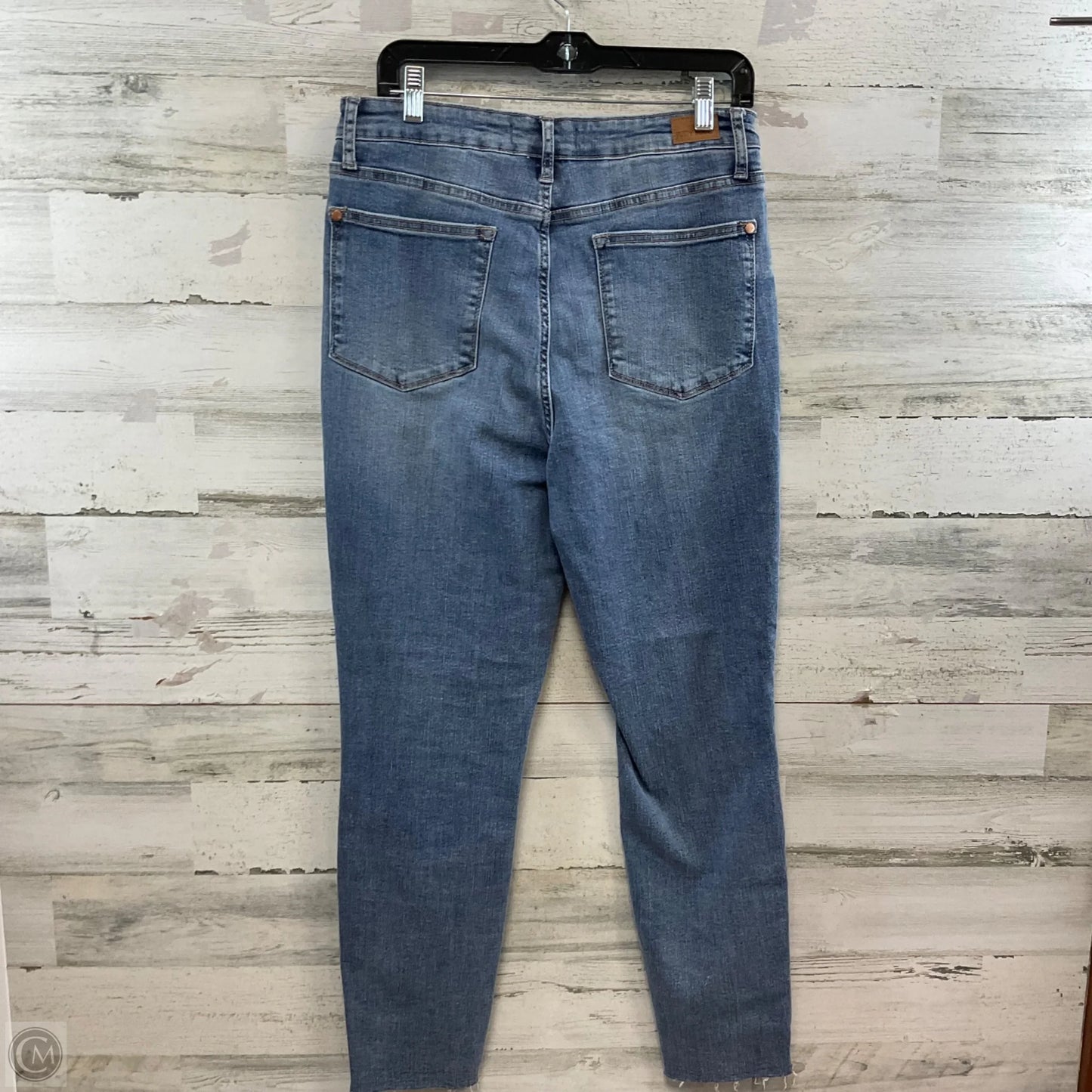 Jeans Skinny By Judy Blue In Blue Denim, Size: 12