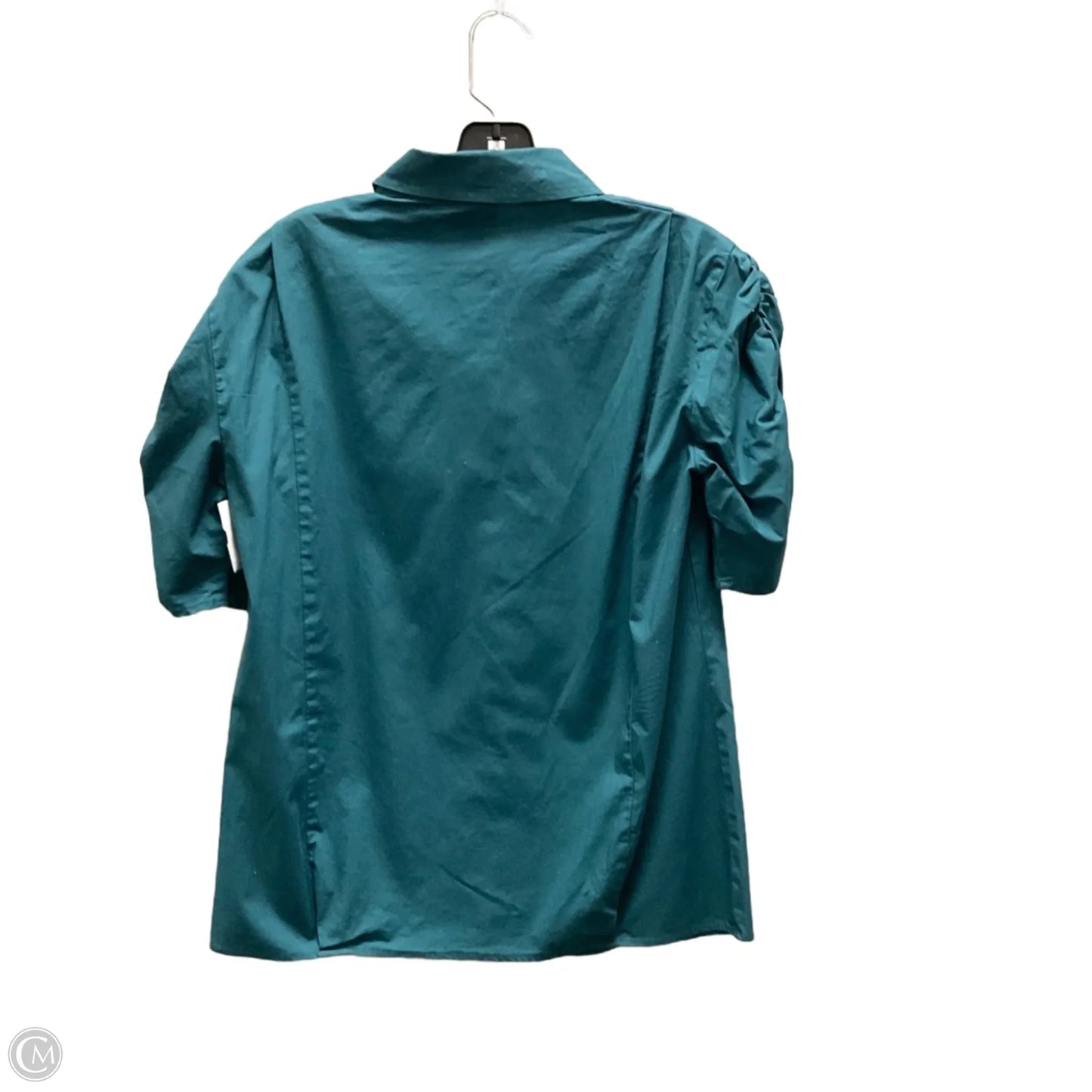 Top Short Sleeve By Scoop In Green, Size: Xs
