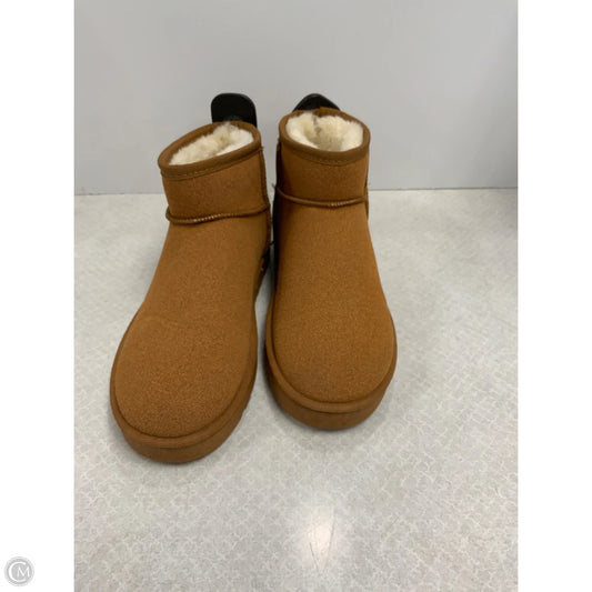 Boots Ankle Flats By Cme In Brown, Size: 11