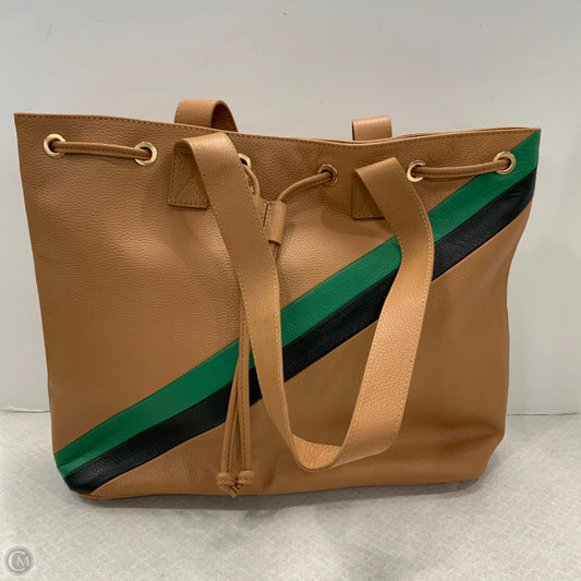 Handbag Leather By Z -, Size: Medium