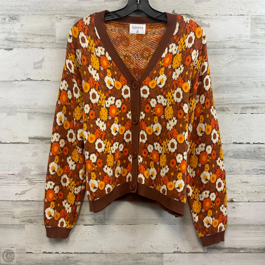 Sweater Cardigan By Compania Fantastica In Brown, Size: L