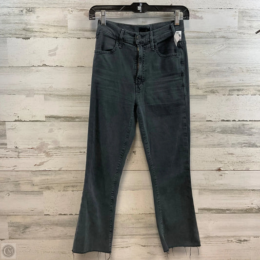 Jeans Flared By Mother In Grey Denim, Size: 0