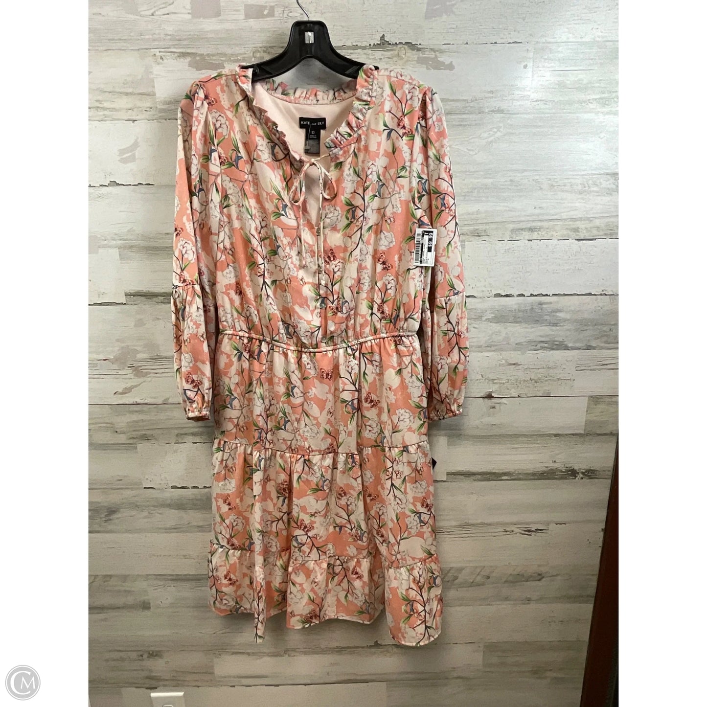 Dress Casual Short By Kate and Lily  In Pink, Size: M