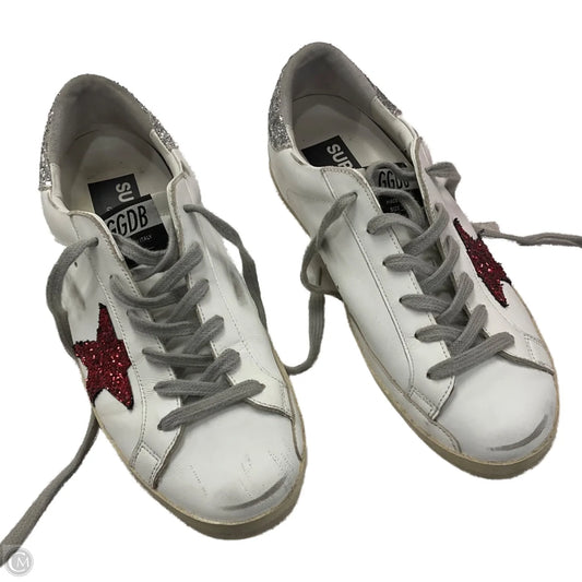 Shoes Luxury Designer By Golden Goose In White, Size: 8.5