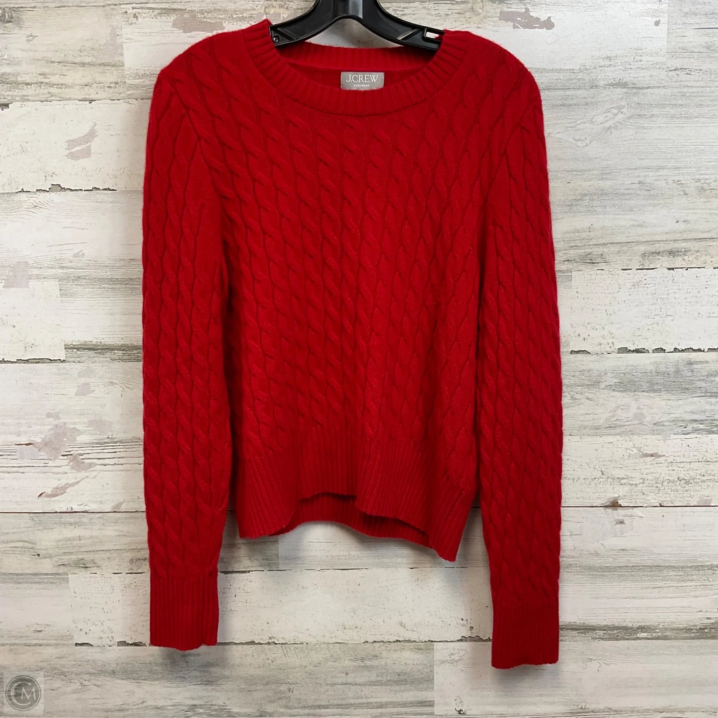 Sweater Cashmere By J. Crew In Red, Size: Xl