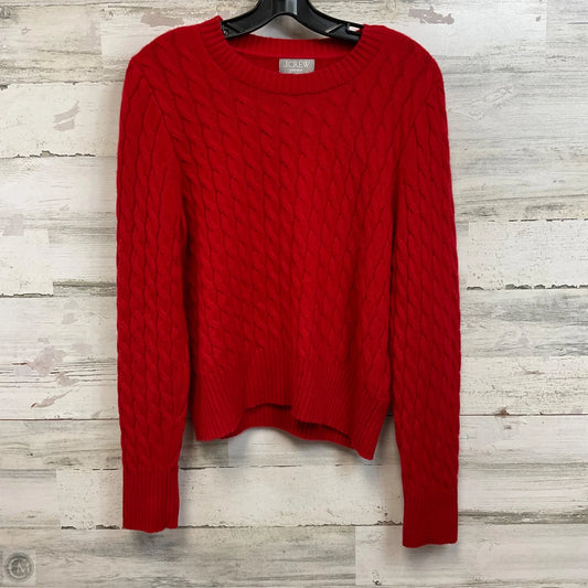Sweater Cashmere By J. Crew In Red, Size: Xl