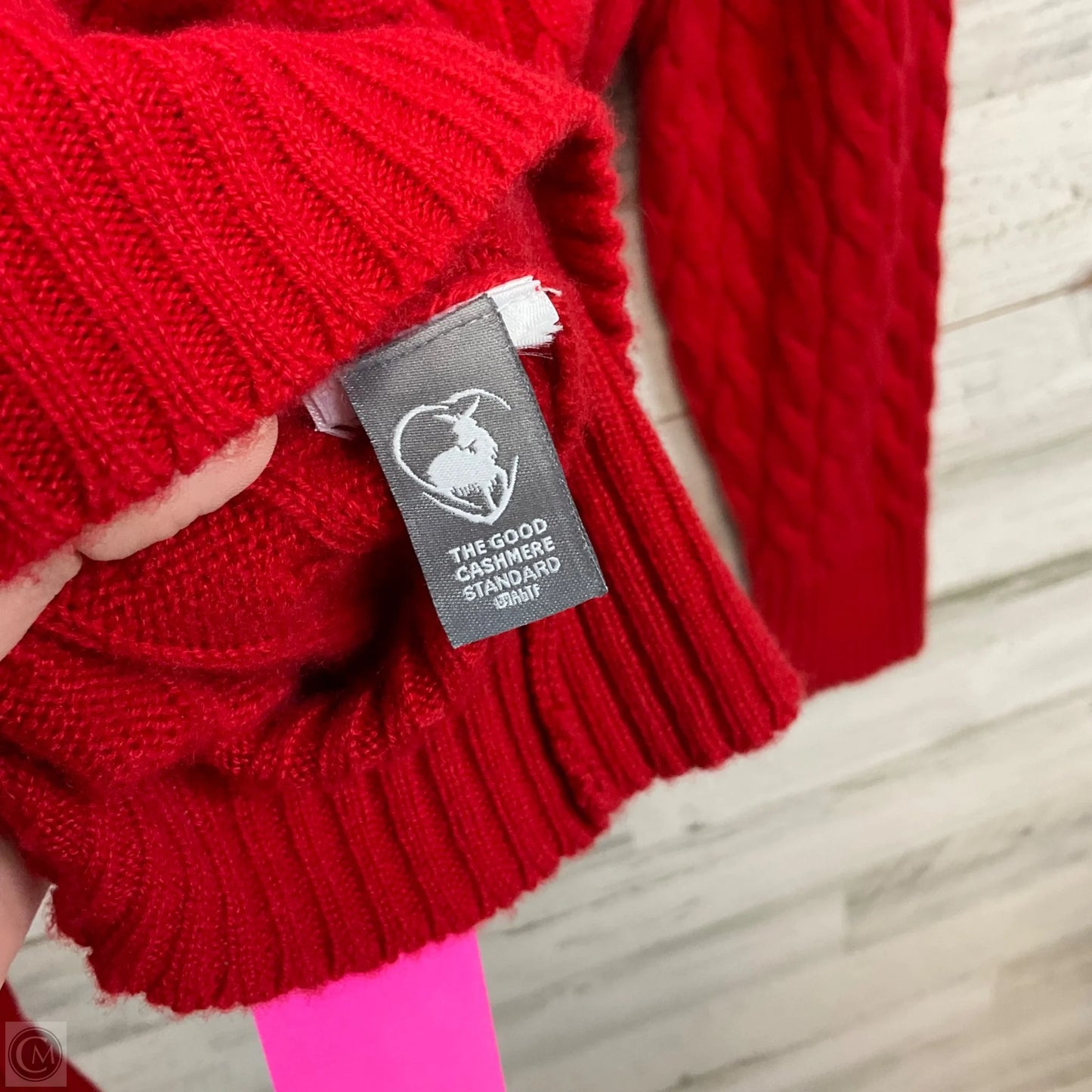 Sweater Cashmere By J. Crew In Red, Size: Xl