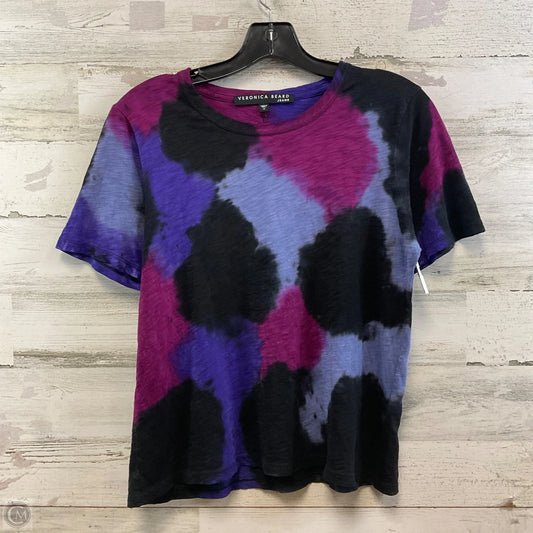 Top Short Sleeve By Veronica Beard In Purple, Size: M