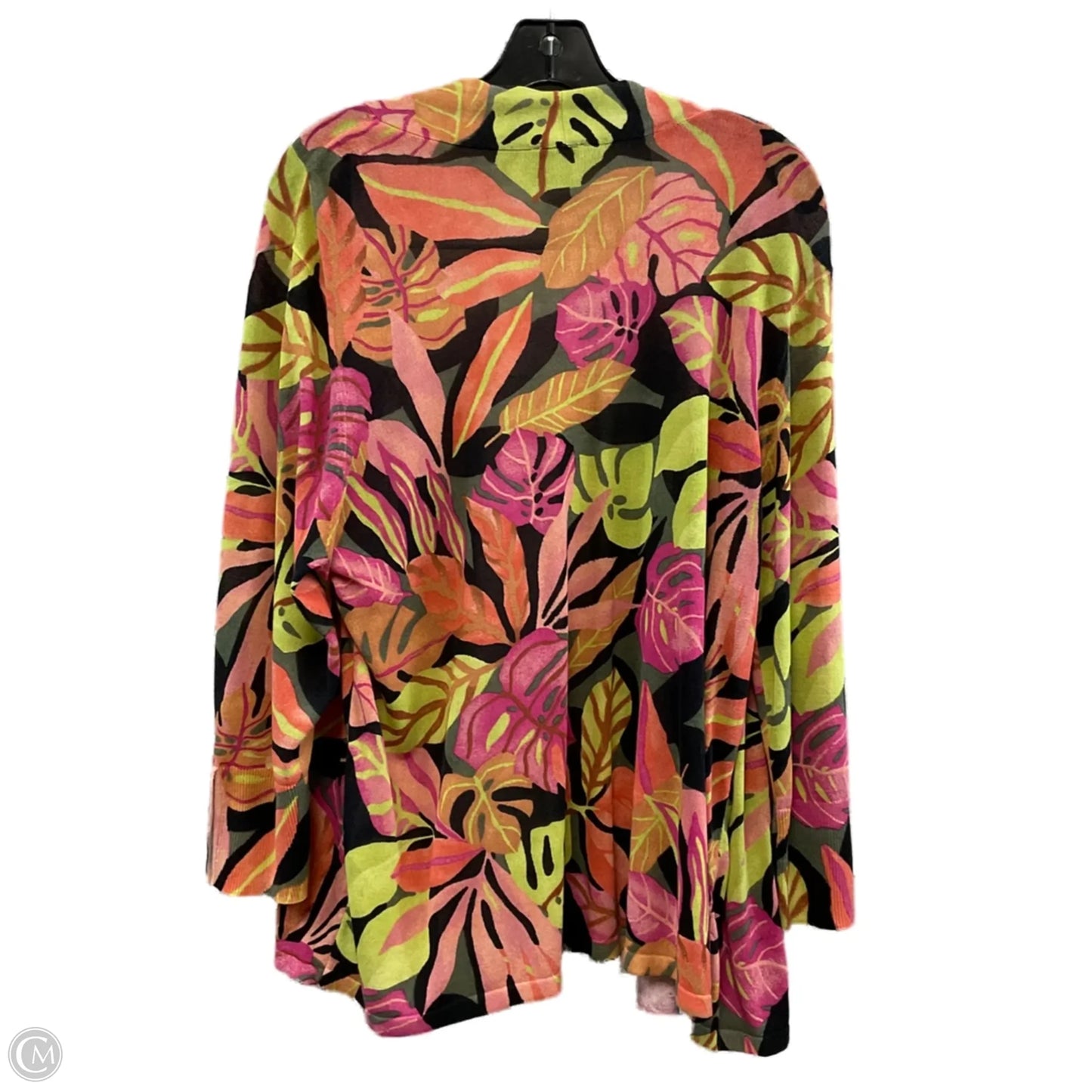 Cardigan By Chicos In Orange, Size: Xl
