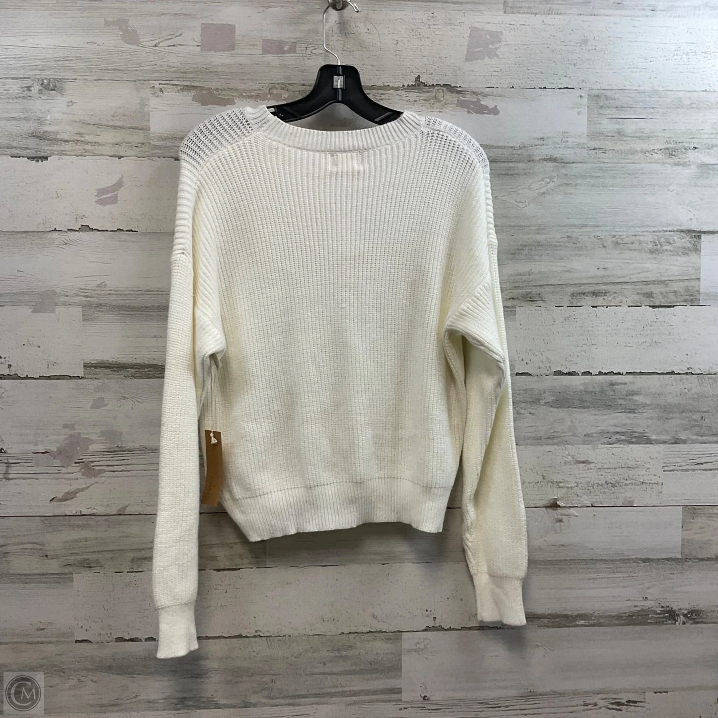 Sweater By Dreamers In White, Size: M