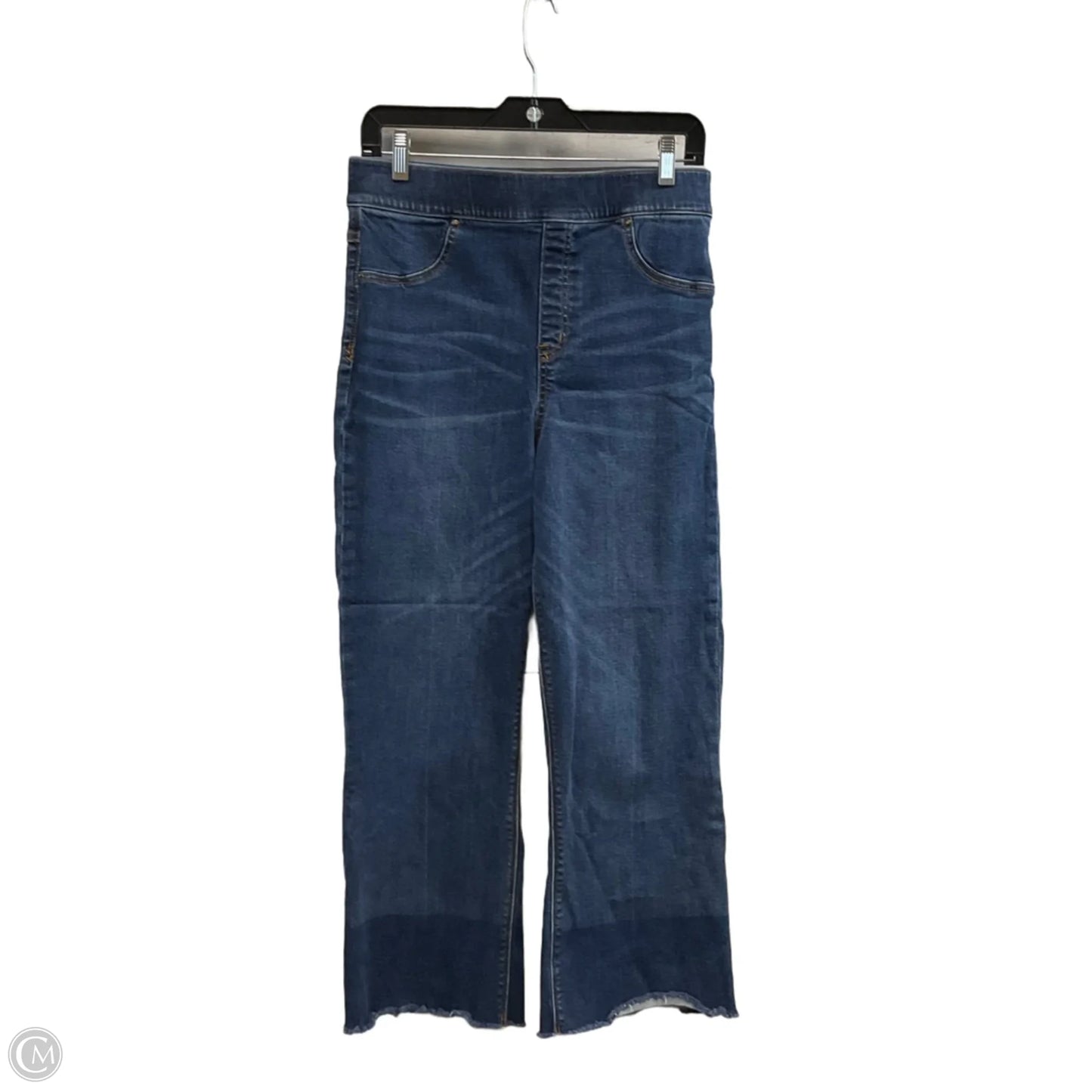 Jeans Wide Leg By Spanx In Blue Denim, Size: L