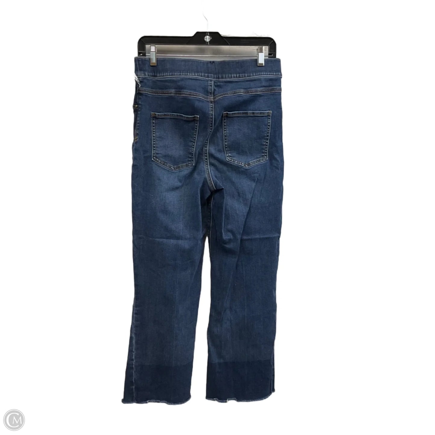 Jeans Wide Leg By Spanx In Blue Denim, Size: L