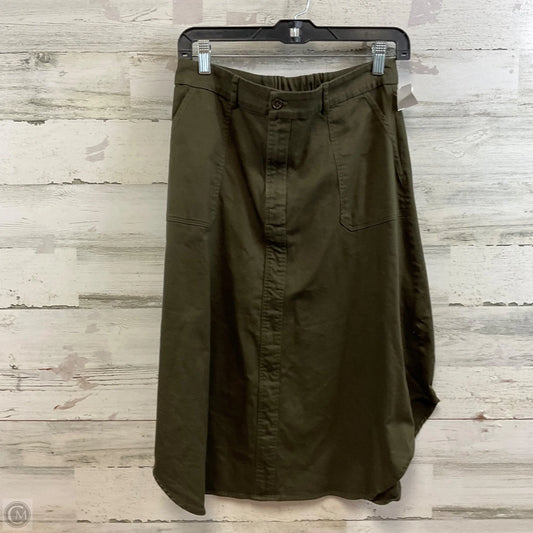 Skirt Midi By THE DROP  In Green, Size: M