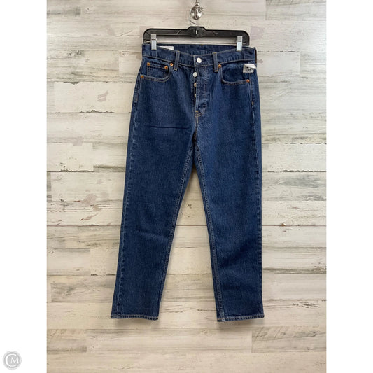 Jeans Straight By Gap In Blue Denim, Size: 6