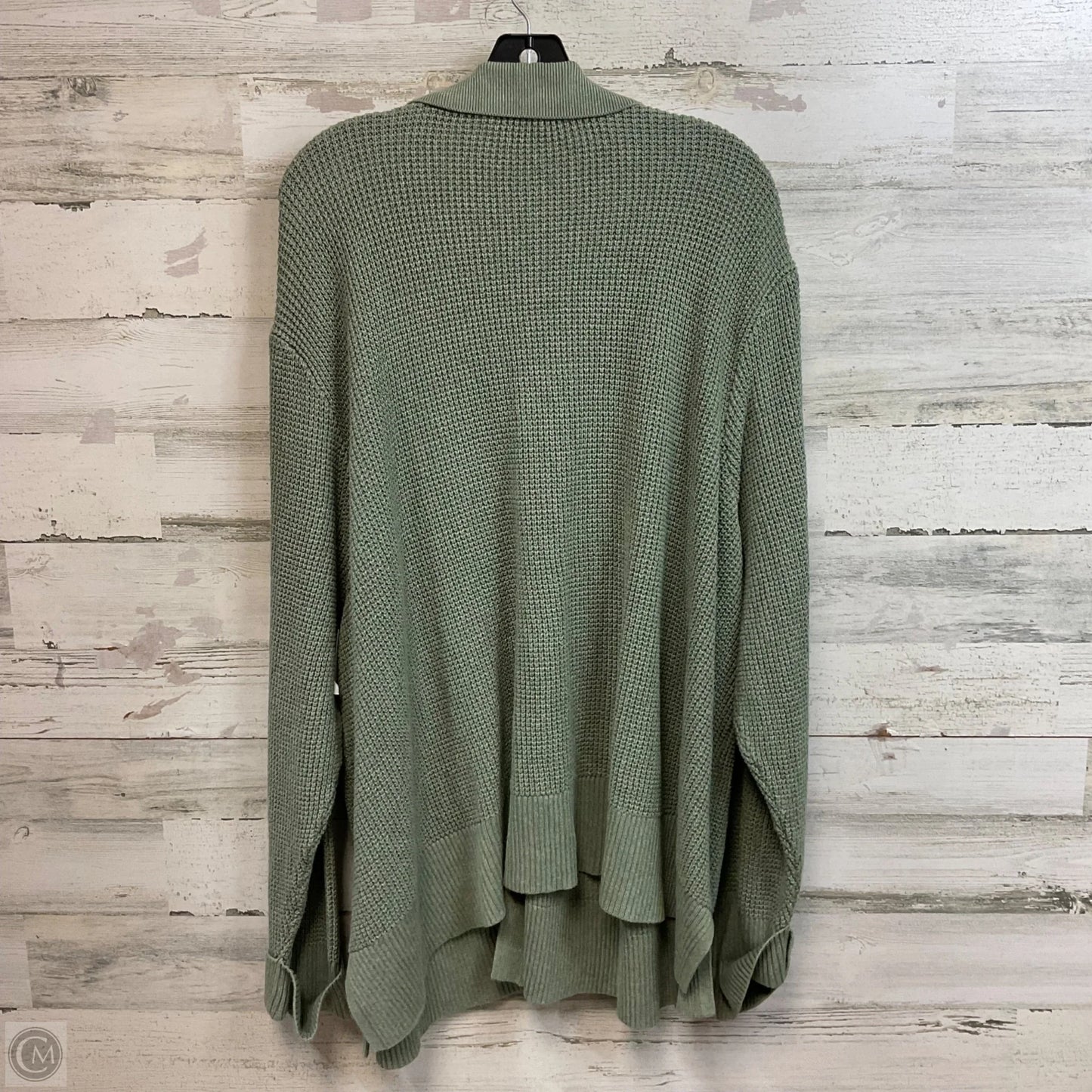 Sweater Cardigan By J. Jill In Green, Size: 4x