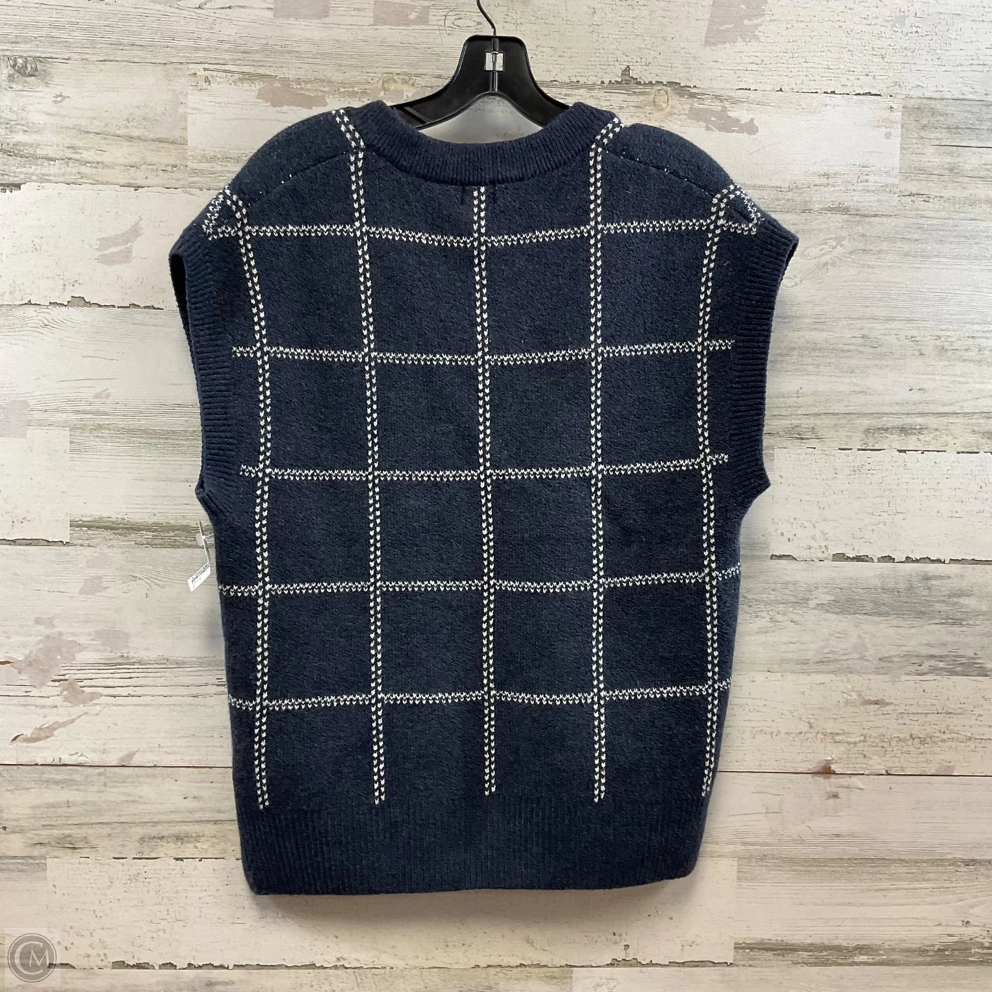 Vest Sweater By A New Day In Blue, Size: S