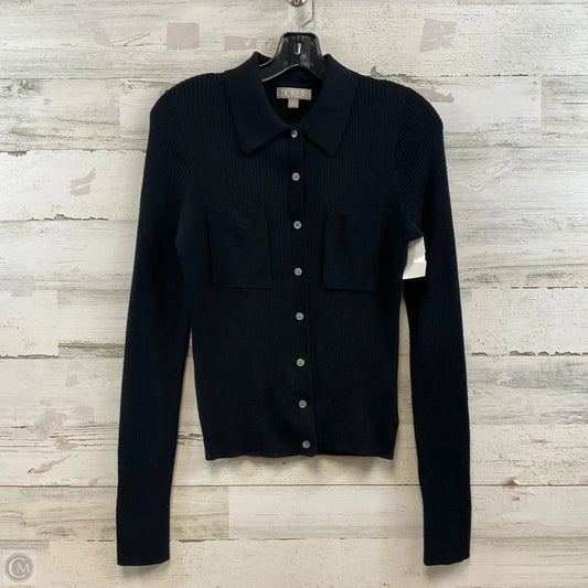 Sweater Cardigan By J. Crew In Black, Size: L