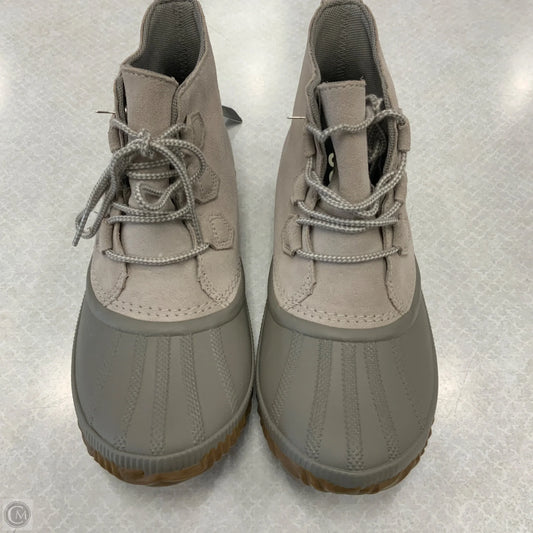 Boots Ankle Heels By Sorel In Grey, Size: 10.5