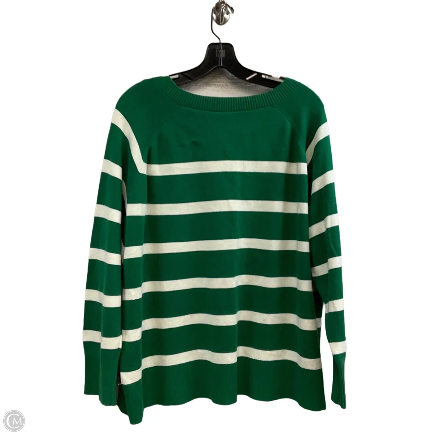 Sweater By Talbots In Green, Size: 2x