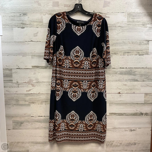 Dress Casual Short By Inc In Blue, Size: Xxl