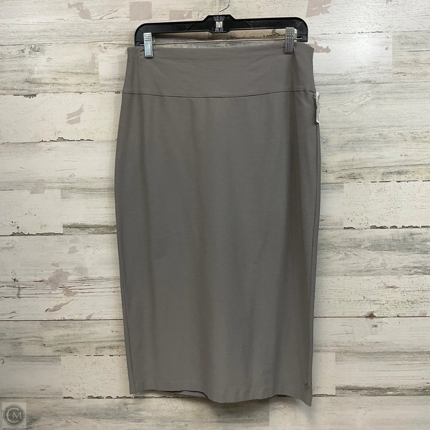 Skirt Midi By Eileen Fisher In Grey, Size: S