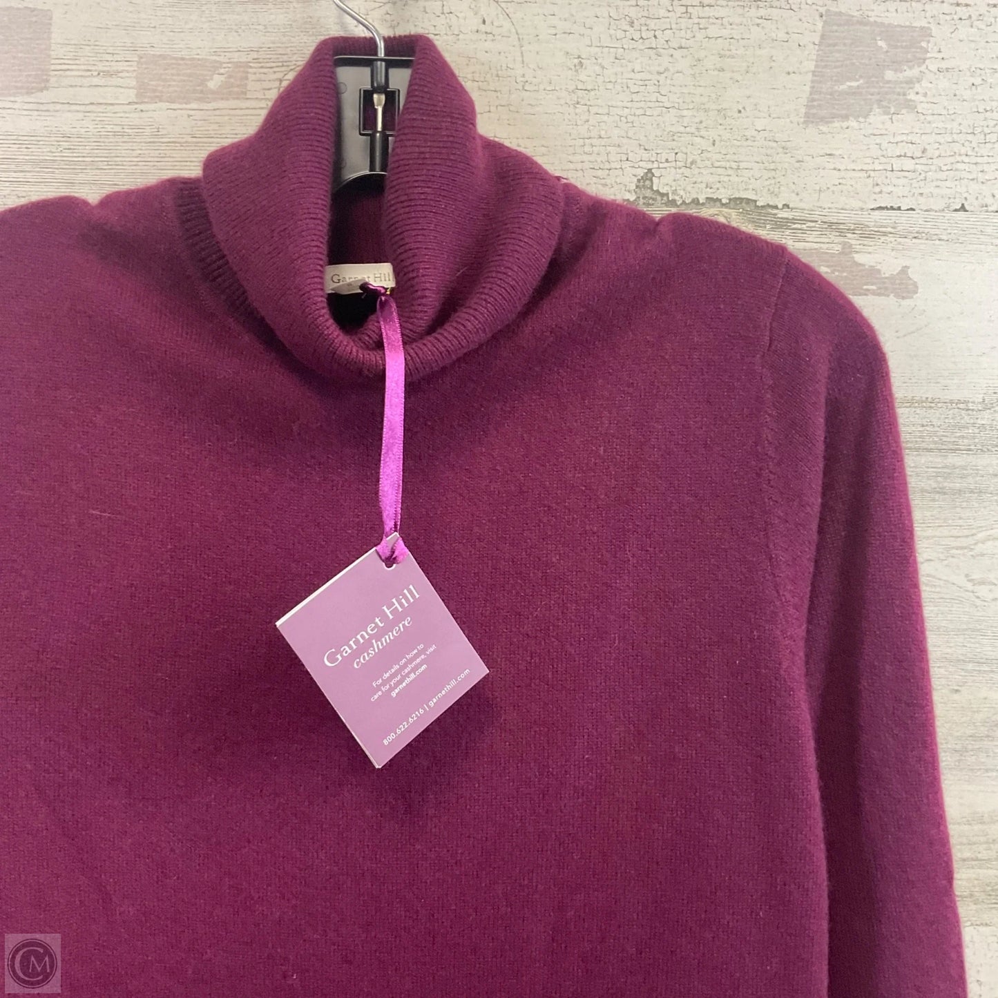 Sweater By Garnet Hill In Purple, Size: M