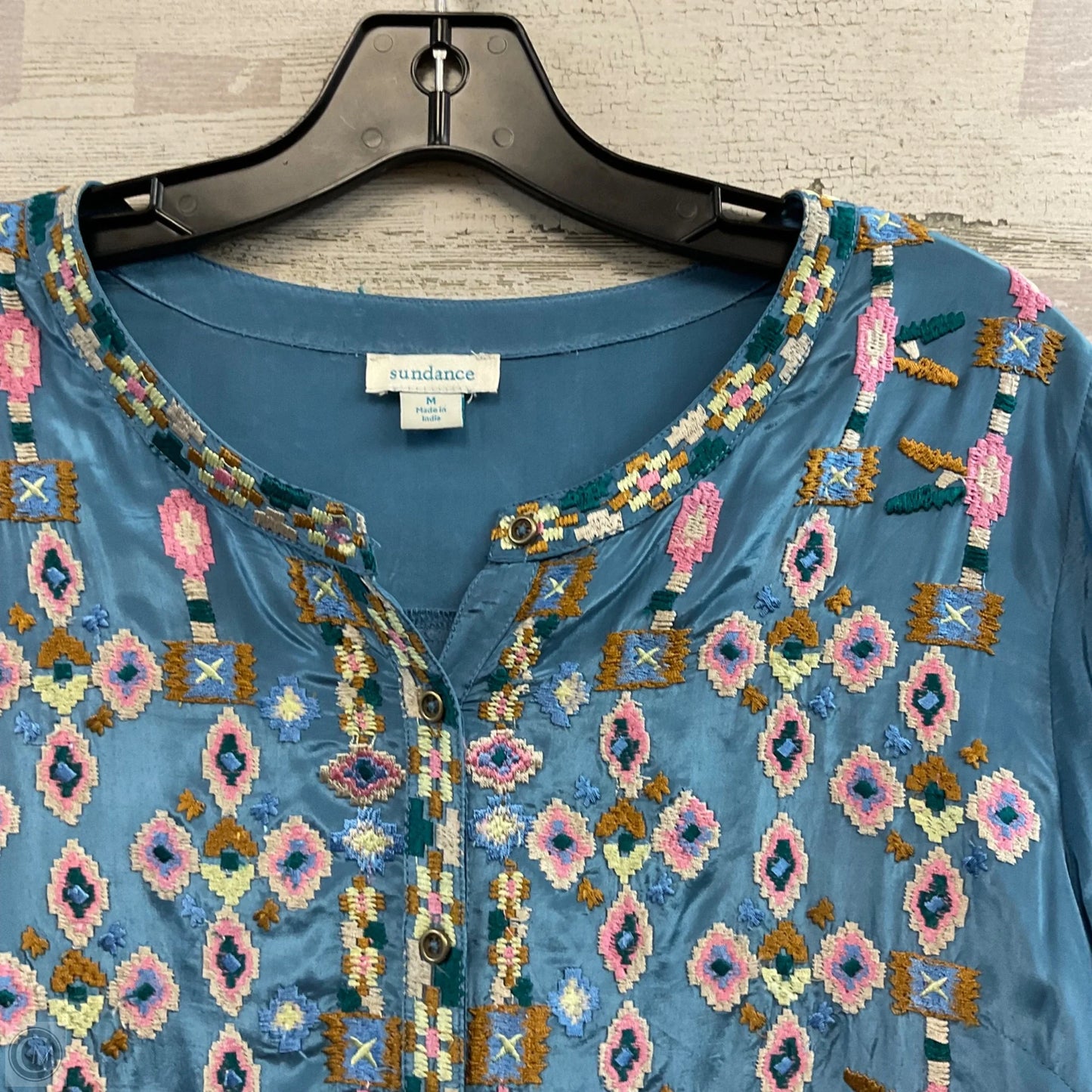 Blouse Long Sleeve By Sundance In Blue, Size: M
