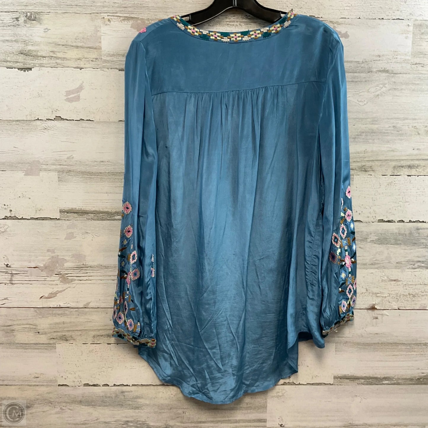 Blouse Long Sleeve By Sundance In Blue, Size: M