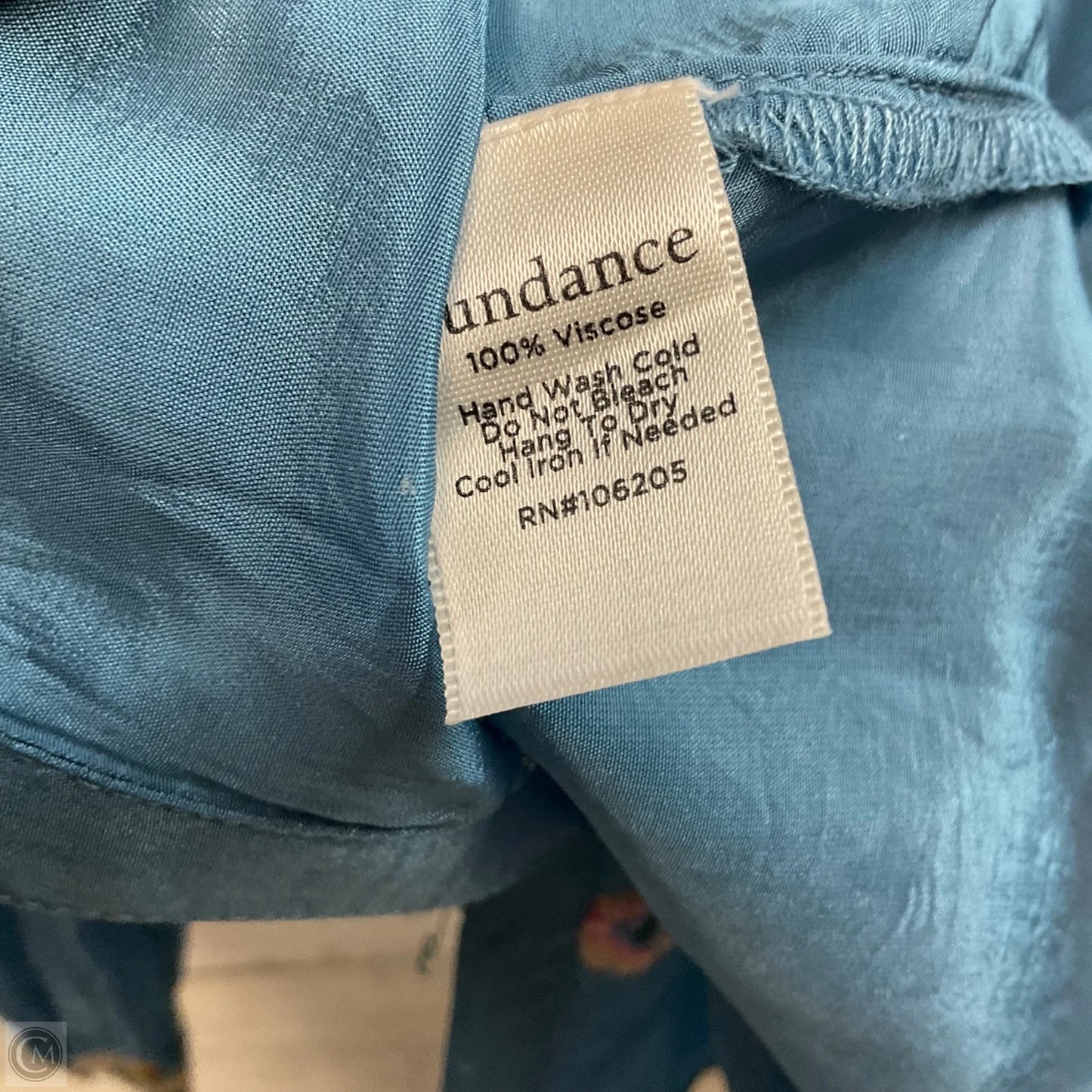 Blouse Long Sleeve By Sundance In Blue, Size: M