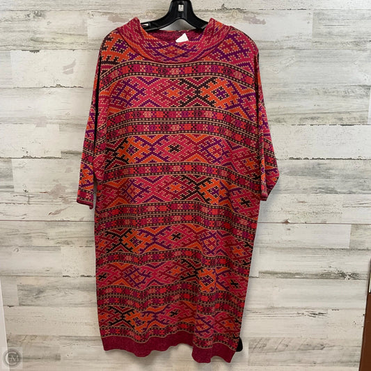 Dress Casual Short By Peruvian Connection In Purple, Size: M