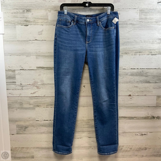 Jeans Straight By Not Your Daughters Jeans In Blue Denim, Size: 8