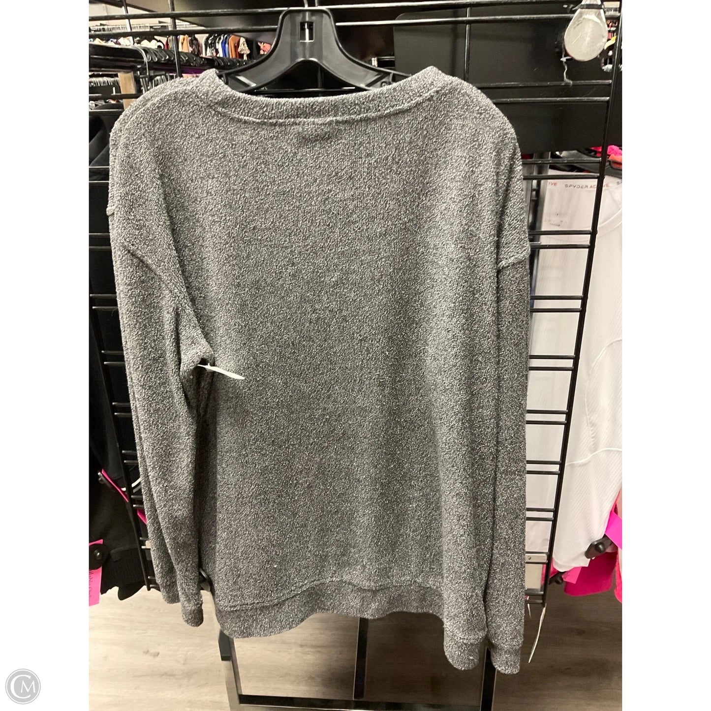 Top Long Sleeve By Clothes Mentor In Black, Size: L