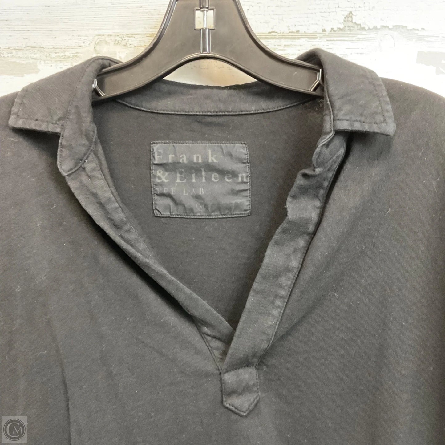 Top Long Sleeve By Frank And Eileen In Black, Size: M