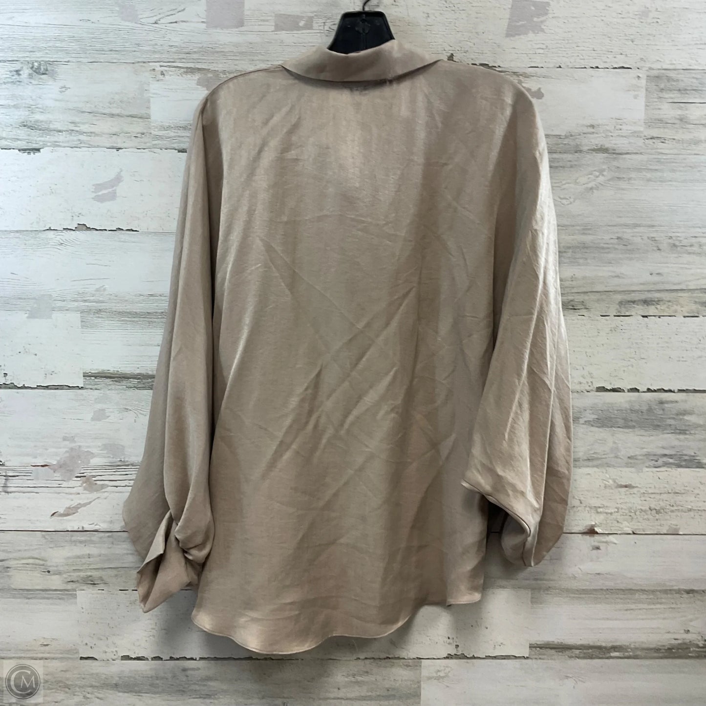 Blouse Long Sleeve By Joseph Ribkoff In Brown, Size: M