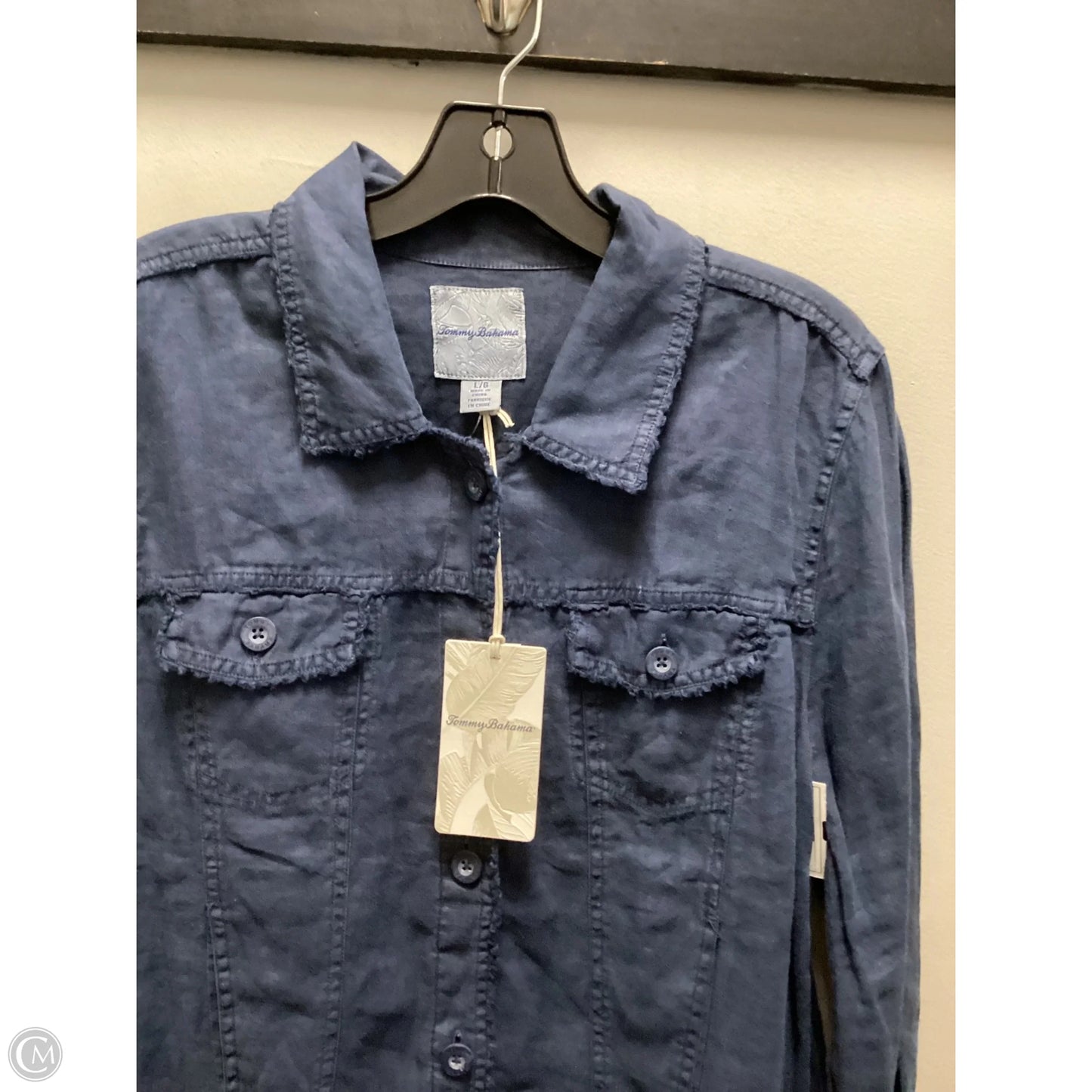 Jacket Other By Tommy Bahama In Blue, Size: L