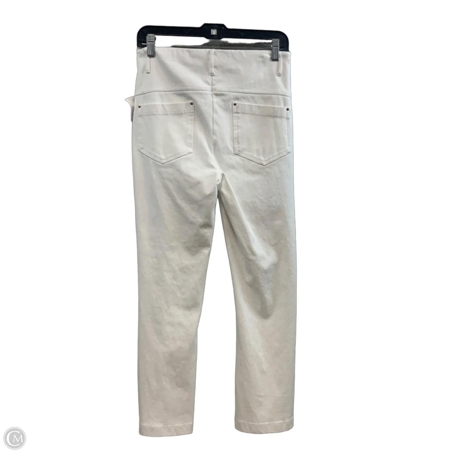 Jeans Straight By Lysse In White Denim, Size: M