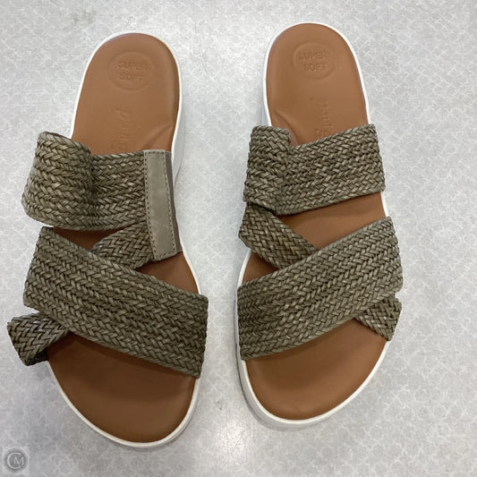 Sandals Flats By Paul Green In Green, Size: 8.5