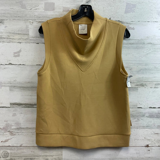 Blouse Sleeveless By Varley In Brown, Size: Xs