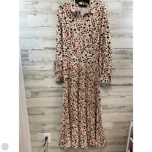 Dress Casual Maxi By ANNAHHARIRI in Brown, Size: S