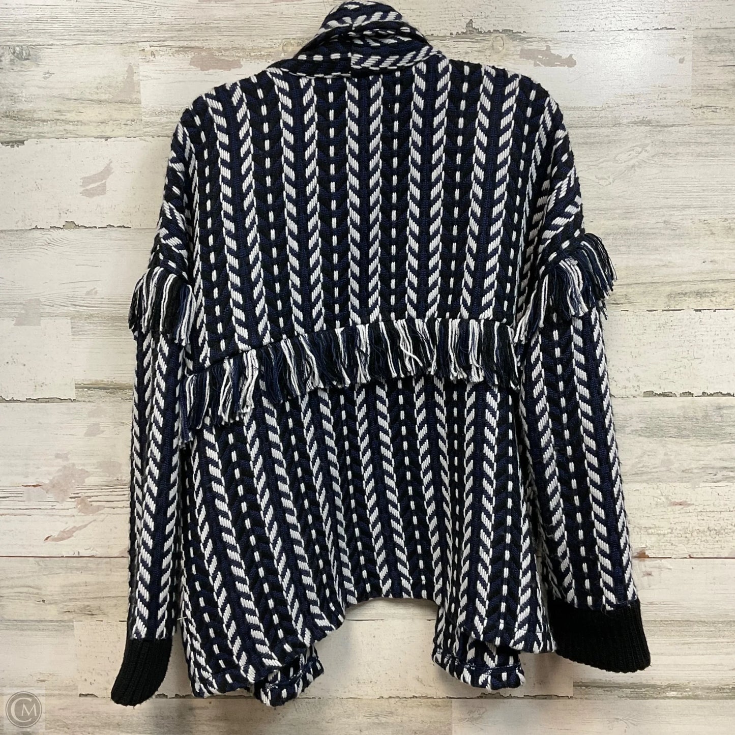 Sweater Cardigan By Cupcakes And Cashmere In Blue, Size: L