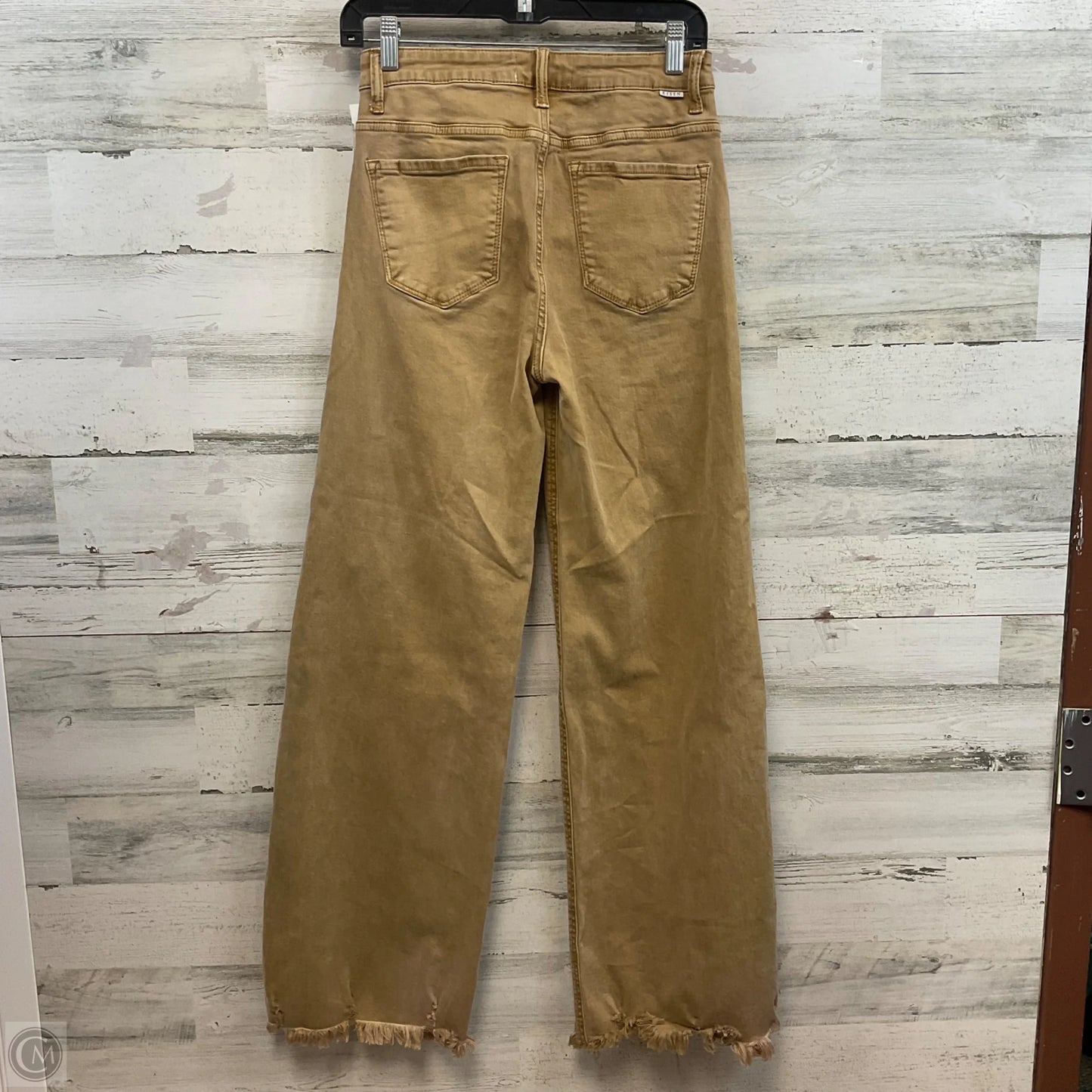 Jeans Wide Leg By Risen In Brown Denim, Size: 4