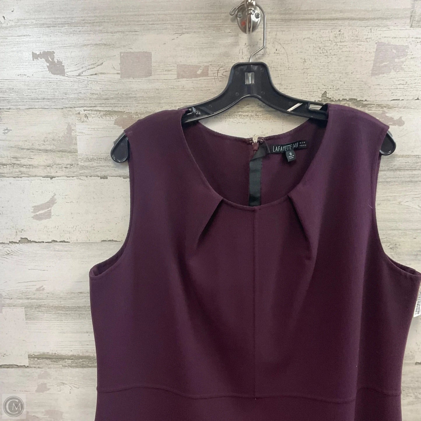 Dress Designer By Lafayette 148 In Purple, Size: Xxl