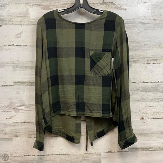 Top Long Sleeve By Cloth & Stone In Green, Size: M